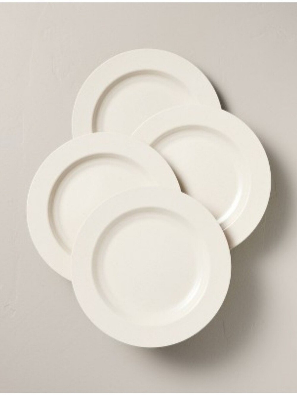 Hearth & Hand With Magnolia 4pk 11" Melamine Dinner Plates Sour Cream